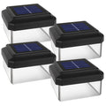 GreenBlue solar LED pole light, 80x80mm, envelope canopy, GB127, 4 pieces