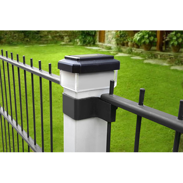 GreenBlue solar LED pole light, 80x80mm, envelope canopy, GB127, 4 pieces