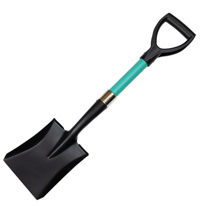 Greenmill GR9135 Garden Shovel Squre Spade Hardened Steel Fiberglass Handle 72 cm