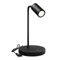 GU10 spot desk lamp with on/off switch black 55x90mm