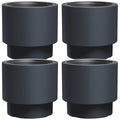 HEOS frost-proof pot, anthracite, capacity 40L, with 20L insert, DBHEN400-S433, 4 pieces