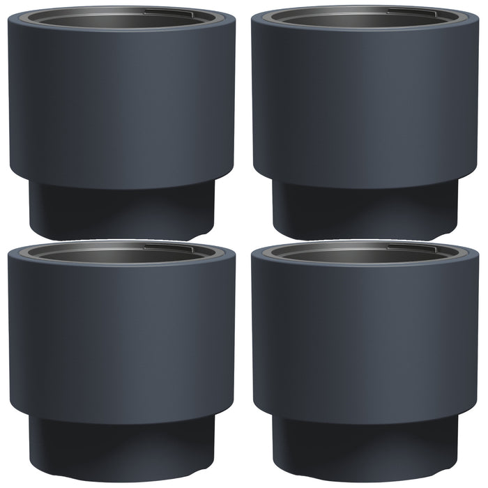 HEOS frost-proof pot, anthracite, capacity 40L, with 20L insert, DBHEN400-S433, 4 pieces