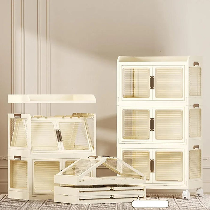 Folding Of Home Multi-layer Storage Shelf Rack.