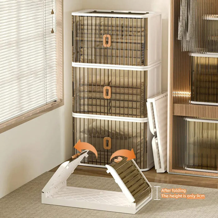 Folding Of Home Storage Bins.