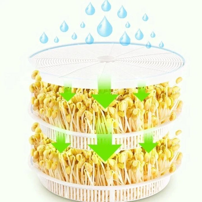 Household Automatic 2 Layer Bean Seeds Sprouts Machine