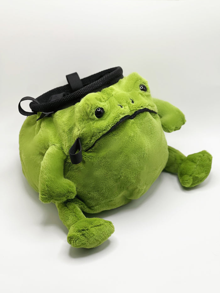 anime cute ricky rain frog animal plush chalk bags for rock climbing