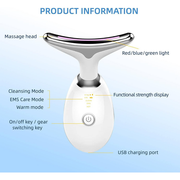 Parts details of Intense Pulsed Light Wrinkle Reducing Instrument.