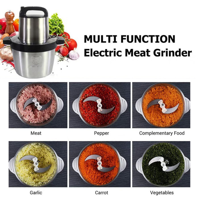 Multifunction of JIHAM Stainless Steel Electric Chopper.