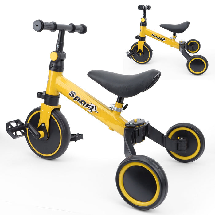 Kids Tricycle in Yellow Color.