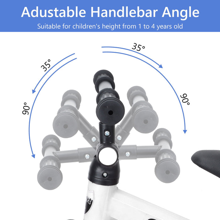 Adjustable Handle Bar Of Kids Tricycle.