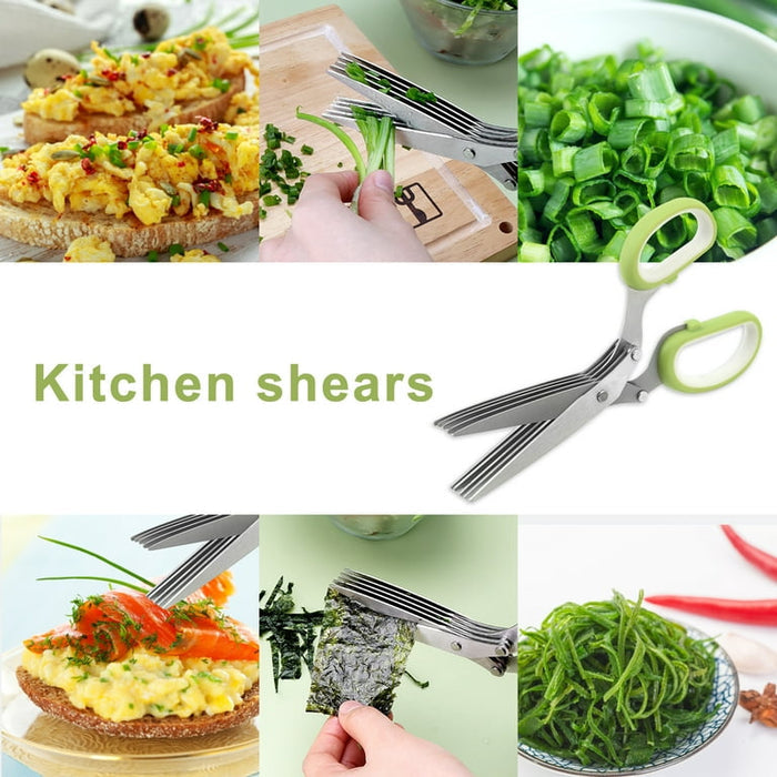 Fast Slice Herb with Handy Cleaning Comb.