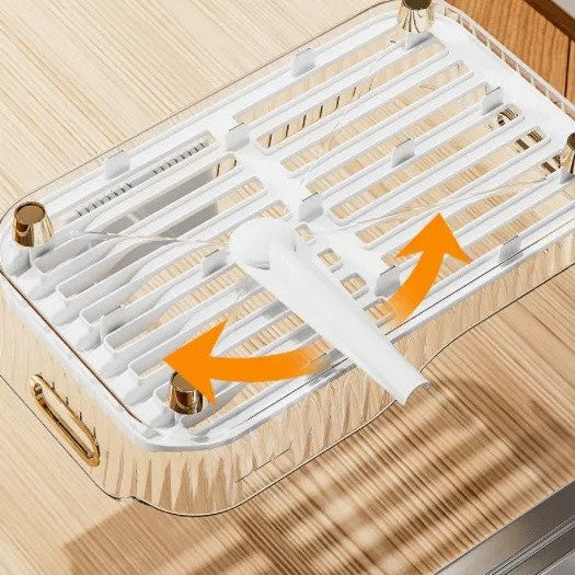 Back side of the Kitchen Sink Dish Storage Drain Rack
