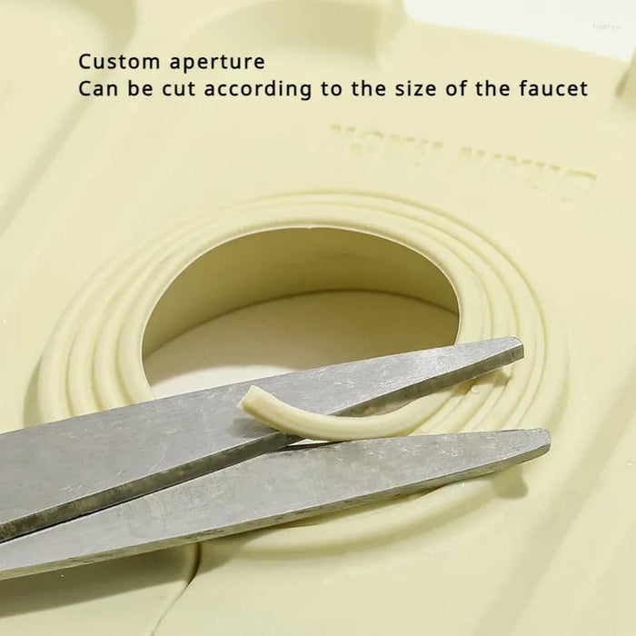 Cutting The Diameter of Kitchen Sink Splash Guard.