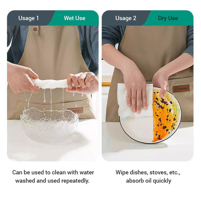2 different images that shows how a women using the product