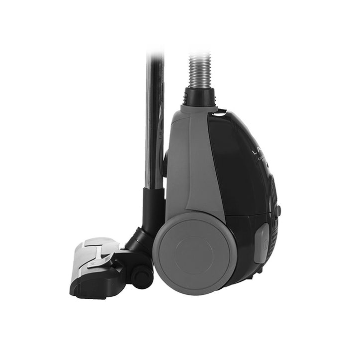Lafe bagged vacuum cleaner, triple filtration system, 800W, black, Compact S