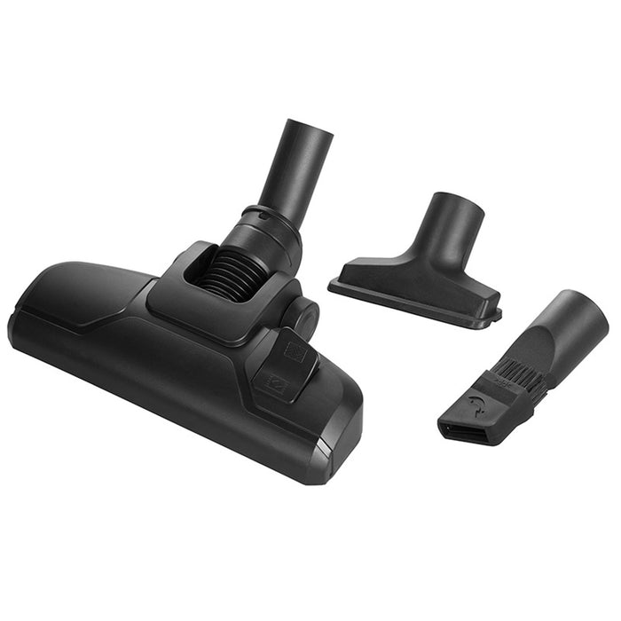 Lafe bagged vacuum cleaner, triple filtration system, 800W, black, Compact S