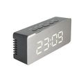 LED Digital Alarm Clock with Mirror Display.