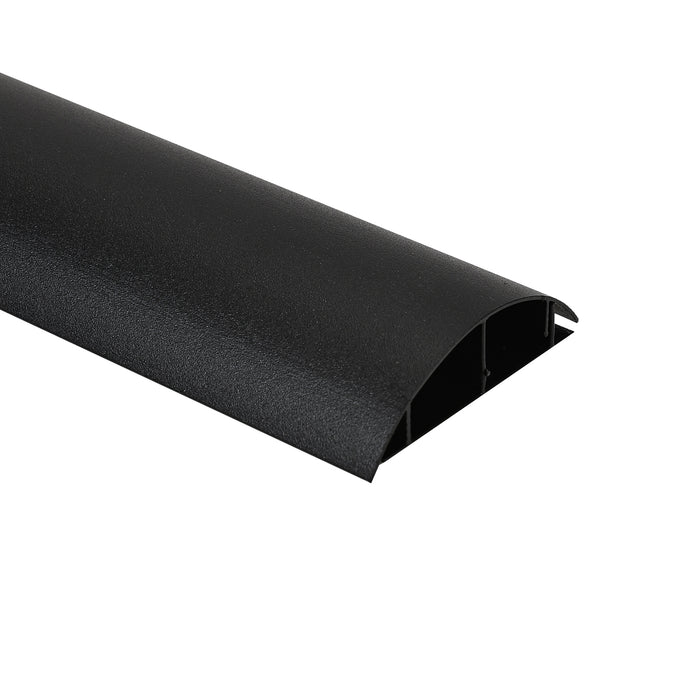 Maclean aluminum cable masking strip, 62x20x750mm, black, MC-814 B