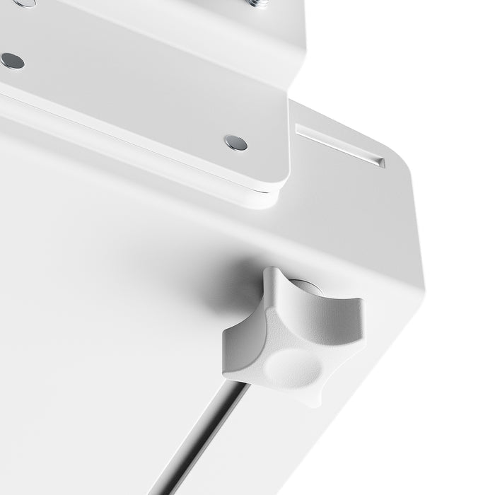 Maclean CPU computer mount, 122-212mm range, 10kg max load, white, MC-116 W