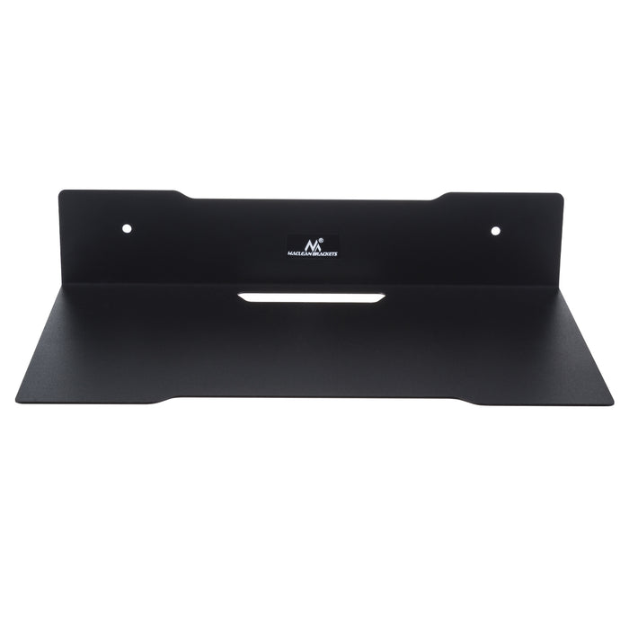 Maclean decoder wall shelf, single, max. 5kg, steel, MC-122