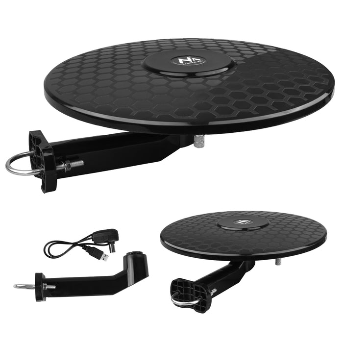 Maclean DVB-T/T2 HEVC omni-directional antenna, active, standard, USB 5V, MCTV-102