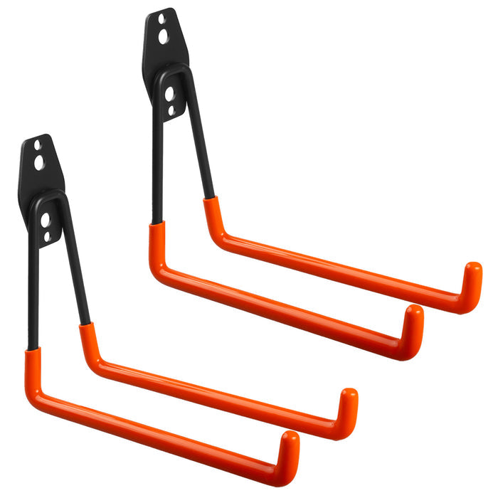 Maclean garage wall mount, for tires, garden tools, ladder, hoses, bicycle, max load 25kg, MC-444, 2 pcs