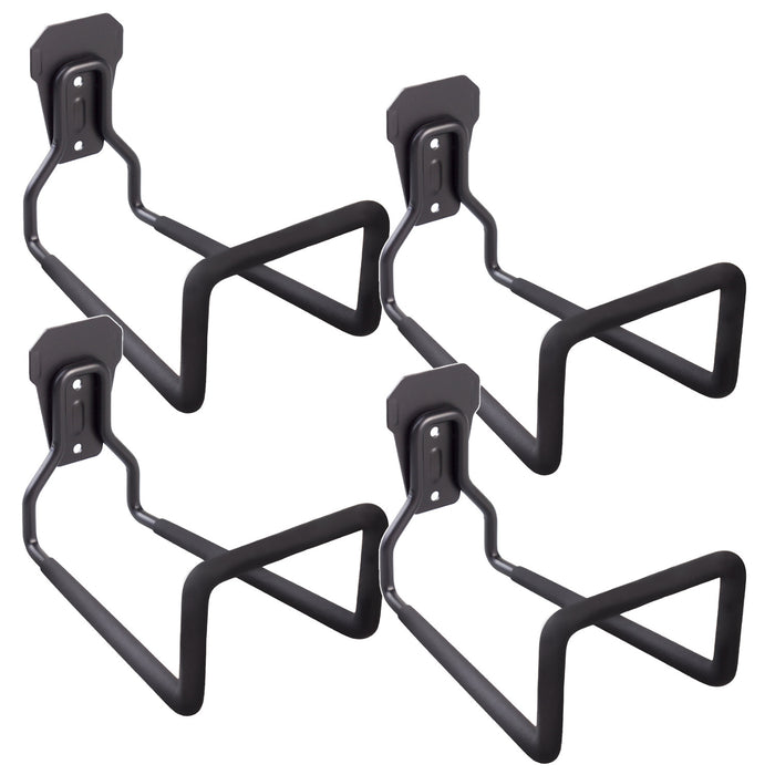 Maclean garage wall mount, for tires, garden tools, ladder, hoses, bicycles, steel, max load 35kg, MC-441, 4 pieces
