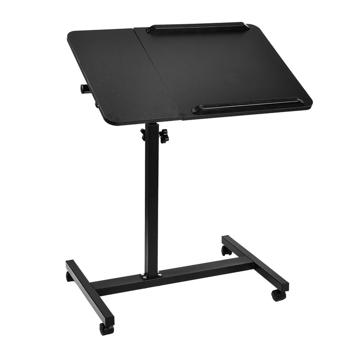 Maclean mobile desk/laptop stand, white, height adjustment 59-89cm, max. 30kg , MC-121 B