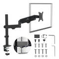 Maclean monitor mount, gas spring, 17"-32", 2-10kg, black, MC-135