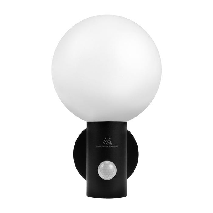 Maclean motion sensor LED lamp, PIR motion sensor, black, 15W, IP65, 1600lm, neutral white (4000K) MCE515 B, 2 pieces