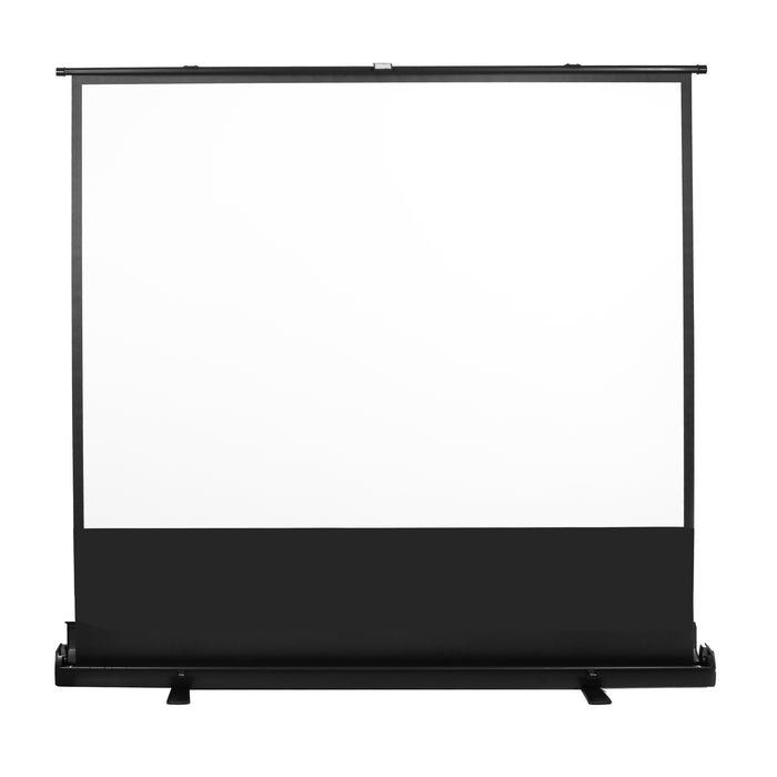 Maclean Portable Projection Screen, Compact, Floor-Standing, 86", 4:3, MC-963