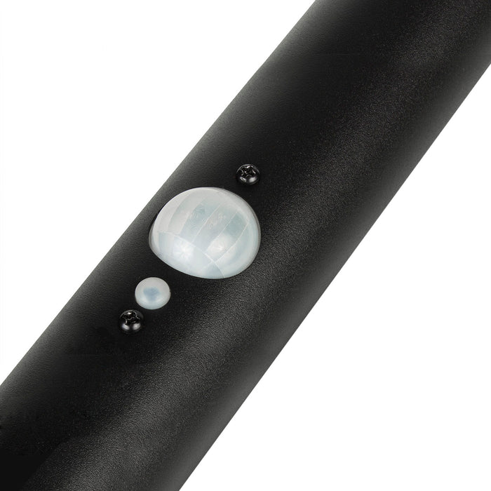 Maclean Solar LED Light, with sensor, 3 modes, plug-in, Li-ion 18650, IP44, 3.7V, 1200 mAh, Black, MCE465 B, 6 pieces