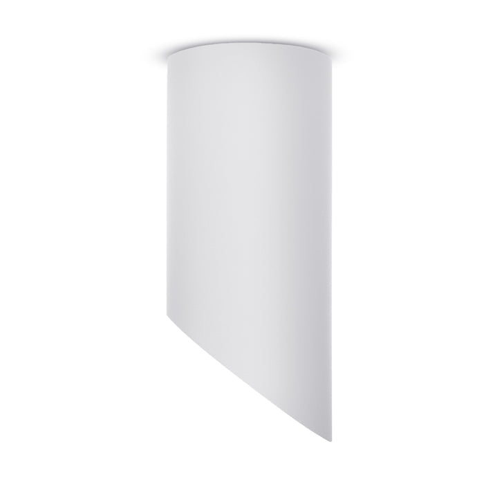 Maclean surface mount / tube luminaire, spot, round, aluminum, GU10, 55x130mm, white, MCE360 W