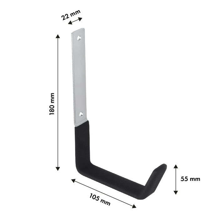 Maclean wall mount, for tires, wheels, ladder, bicycle, steel, max load 10kg, MC-480