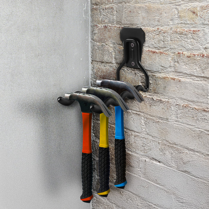 Maclean wall mount, for tools, wheels, ladder, bicycle, steel, max load 30kg, MC-486, 4 pieces