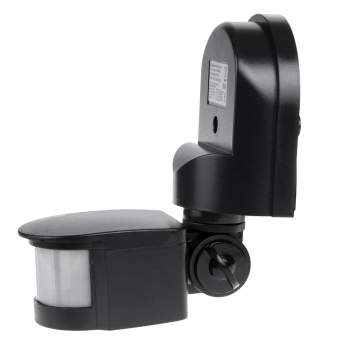 Maclean wall-mounted motion and dusk sensor, 180°, max. 1200W, black and white, MCE25