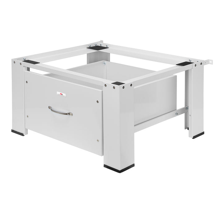Maclean Washer/Dryer Base with Drawer, max. load 150 kg, white, MC-117 W