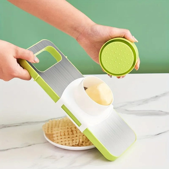 Efficient potato grater.