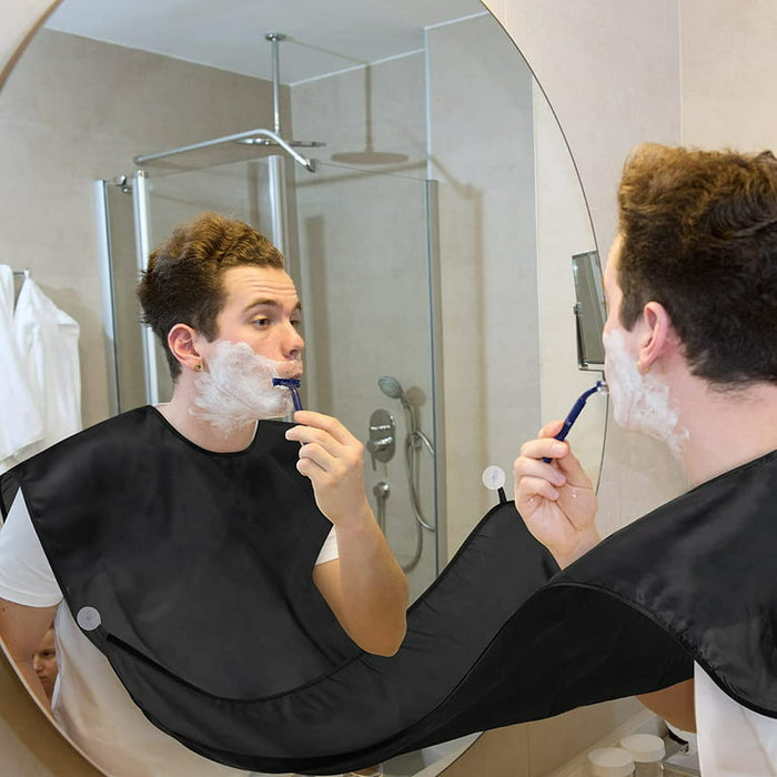 A Man is Using Hair Cutout Catcher.
