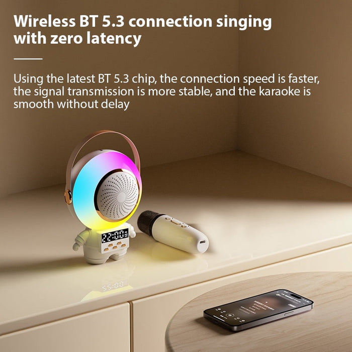 Mini Speaker Set in White Color.