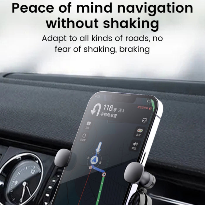 Mobile Phone Holder for Car - 360° Rotatable Gravity Sensing Smartphone Stand, Air Vent Clip Mount Mobile Cell Stand