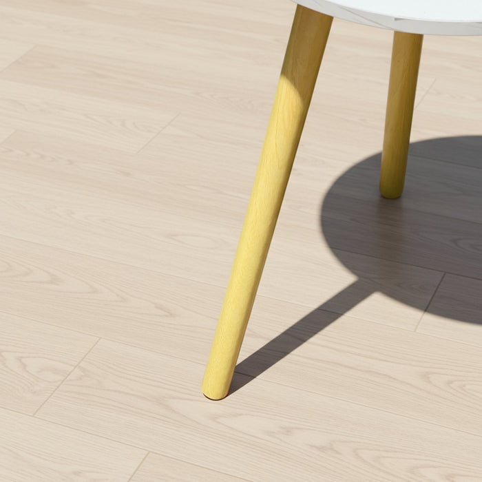 Legs Of Modern Round Wooden Side Coffee Table.