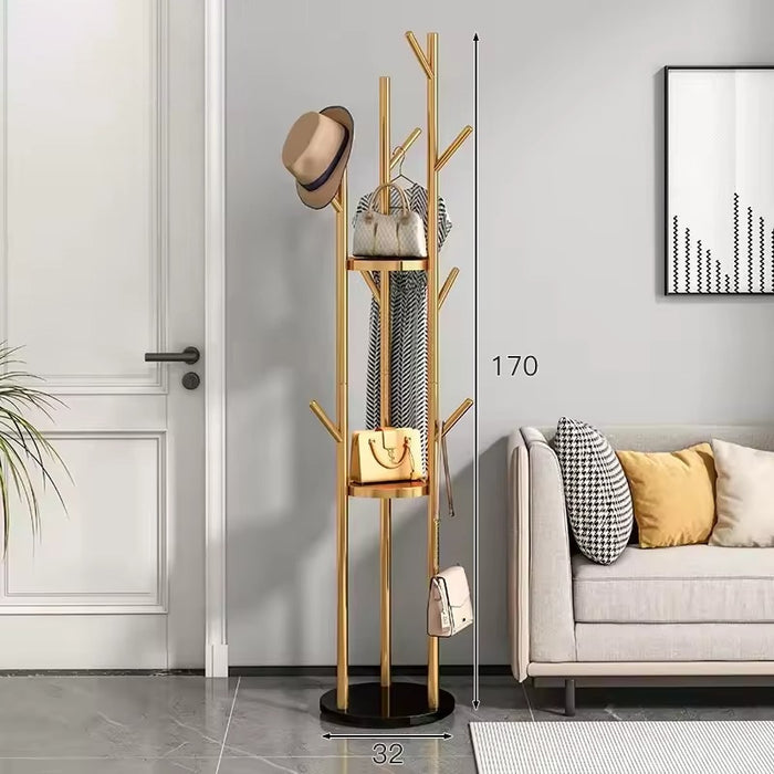 Size Of Modern Standing Coat Rack.