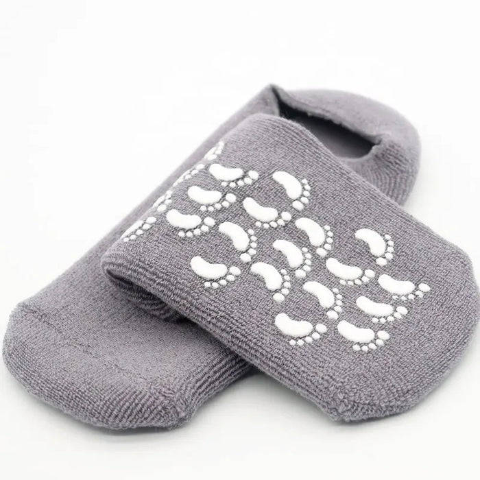 Moisturizing Spa Gel Socks for Cracked Heels, Reusable Hydrating Foot Care Socks