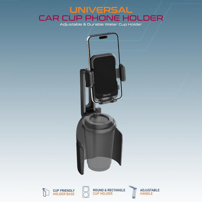 Moxedo  Cup-Holder Car Phone Mount Holding Mobile Phone.