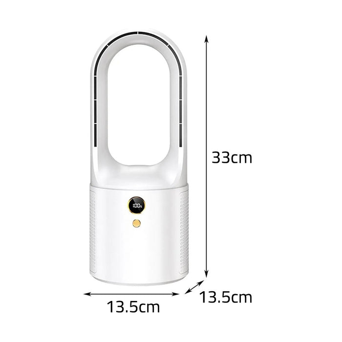 Size Of Moxedo Desktop Bladeless Fan.