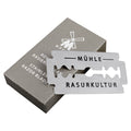 MÜHLE shaving razor blades, stainless steel, 10 pieces, medium sharpness, K1