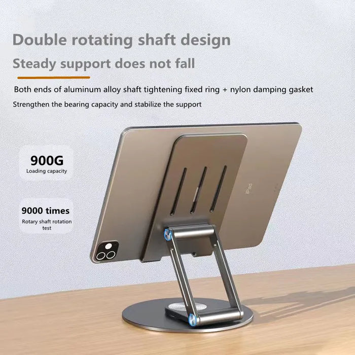 Multifunctional 360° Rotating Aluminium Alloy Stand for Mobile Phone, iPad
