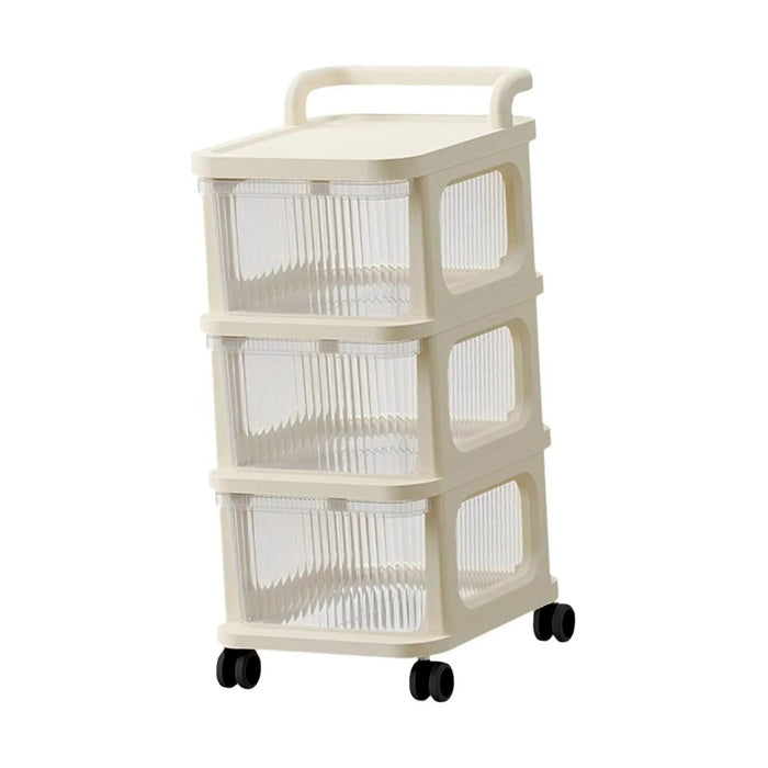 A Multifunctional Storage Trolley Rack.