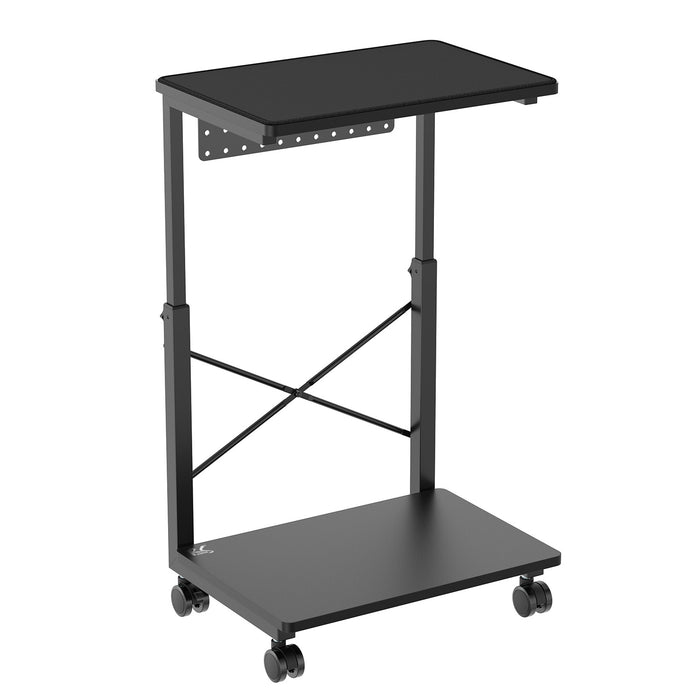 NanoRS CPU cart stand with shelf, 80kg max, adjustable height 550~850mm, RS430